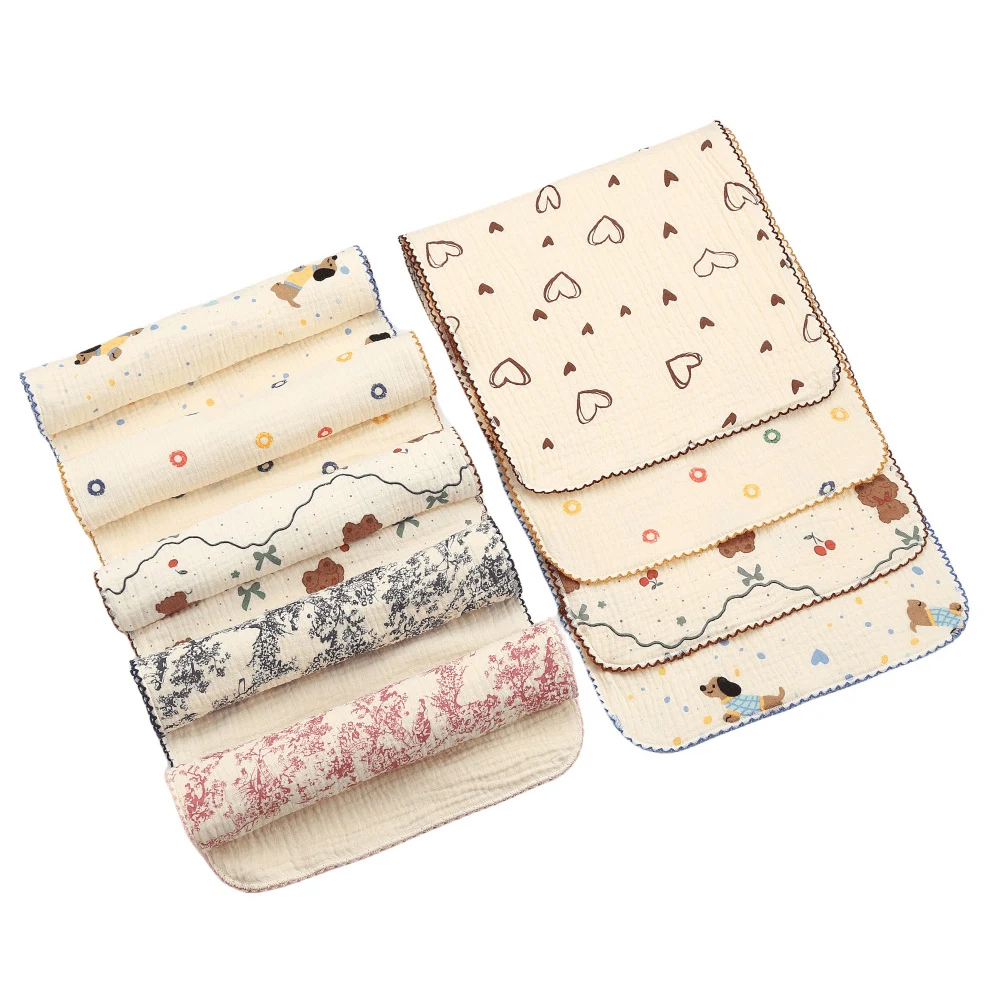 BB010  Cotton Muslin Rectangular Bib